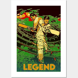 World Cup Cricket Batsman Passion P1 Posters and Art